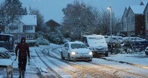 Midlands Winter Storm Leaves Snowy Landscape And Hazardous Roads