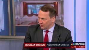 Polish Foreign Minister Sikorski Strengthens Ties During US Visit