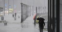 Torrential rain batters Merseyside