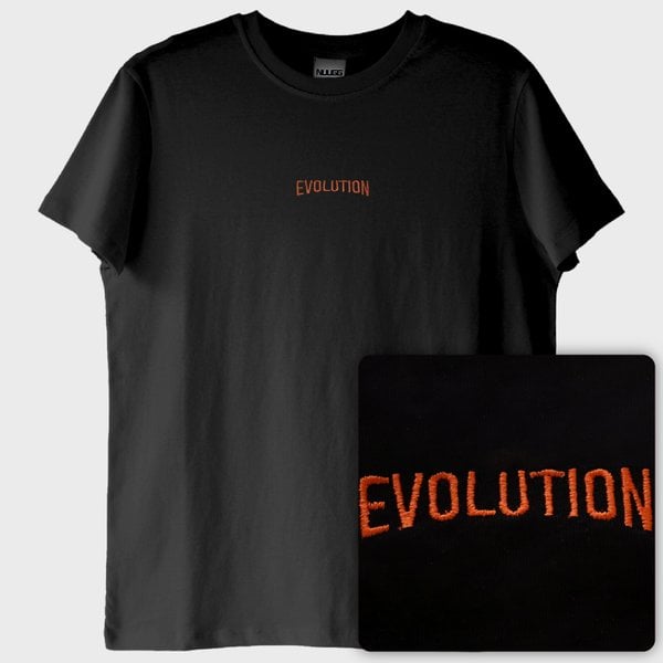 Evolution: Evrim T-Shirt (Nakış, %100 Pamuk)