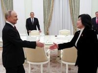 Putin meets top North Korean diplomat, says ties developing as planned