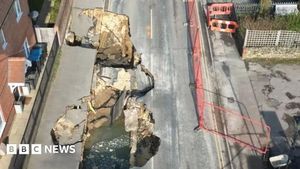 Sinkholes Disrupt English Villages And Businesses