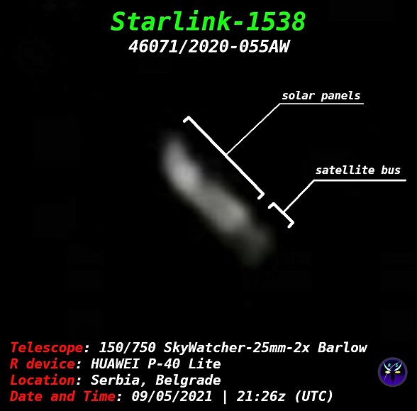Bu Reddit kullanıcısı bir Starlink uydusunu fotoğrafladı ve ayrıntılarını ortaya çıkardı.