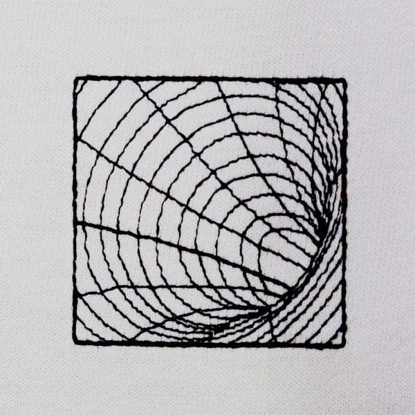 Wormhole: Solucan Deliği T-Shirt (Nakış, %100 Pamuk)