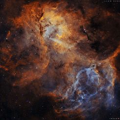 Sh2-132: The Lion Nebula