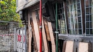 Shakespeare Family Home Damaged In Stratford Car Crash