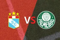 El ganador parcial es Palmeiras y ya llega el tiempo complementario