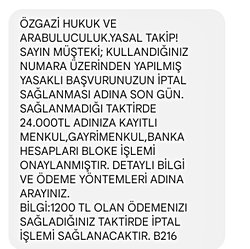 Yasaklı başvurunun iptali için para ödememi söyleyen bu mesaj gerçek mi, yoksa bir dolandırıcılık yöntemi mi?