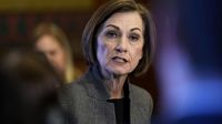 Iowa Republican Gov. Kim Reynolds announces she won't seek reelection in 2026