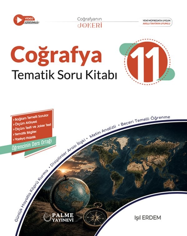 PALME 11.SINIF JOKER COĞRAFYA TEMATİK SORU KİTABI