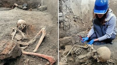 Pompeii'deki İskelet Keşfi, Depremlerin Etkisini Gözler Önüne Seriyor!