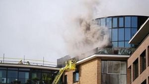 Major Fire Erupts At Former BBC Television Centre