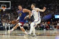 NBA playoffs: Nikola Jokić shows up to Game 3 dressed as the actual Joker