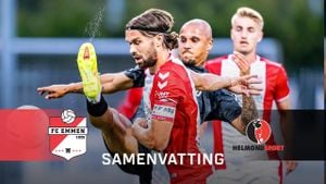 FC Emmen Draws Against Helmond Sport At De Braak