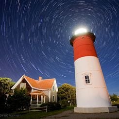 Nauset Light Star Trails