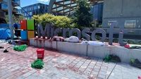 18 arrested at Microsoft employee protest over company's contracts with Israel military