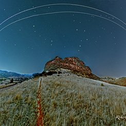 Spacecrafts Streak Over Colorado