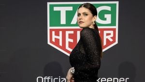 Alexandra Daddario Steals Spotlight At Formula 1 Race