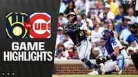 Brewers vs. Cubs Highlights