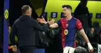 Robert Lewandowski tells Barcelona he’s ready to start Champions League semi-final second leg against Inter