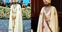 Met Gala 2025: Diljit Dosanjh debuts with sword in hand, draped in royal outfit as he walks the carpet like a king