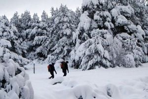 Arctic Blast Brings First Snowfall To UK Highlands