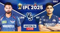 LSG vs GT Live Score, IPL 2025: Rishabh Pant opens the innings for Lucknow as hosts look to chase down 181