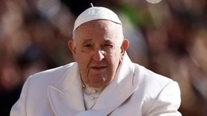 Cardinal Zuppi Leads Rosary For Pope Francis's Healing