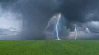 Orages : ces 40 départements où la foudre devrait tomber ce week-end