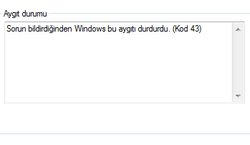 Fare USB girişinde hata veriyor ne yapmalıyım?
