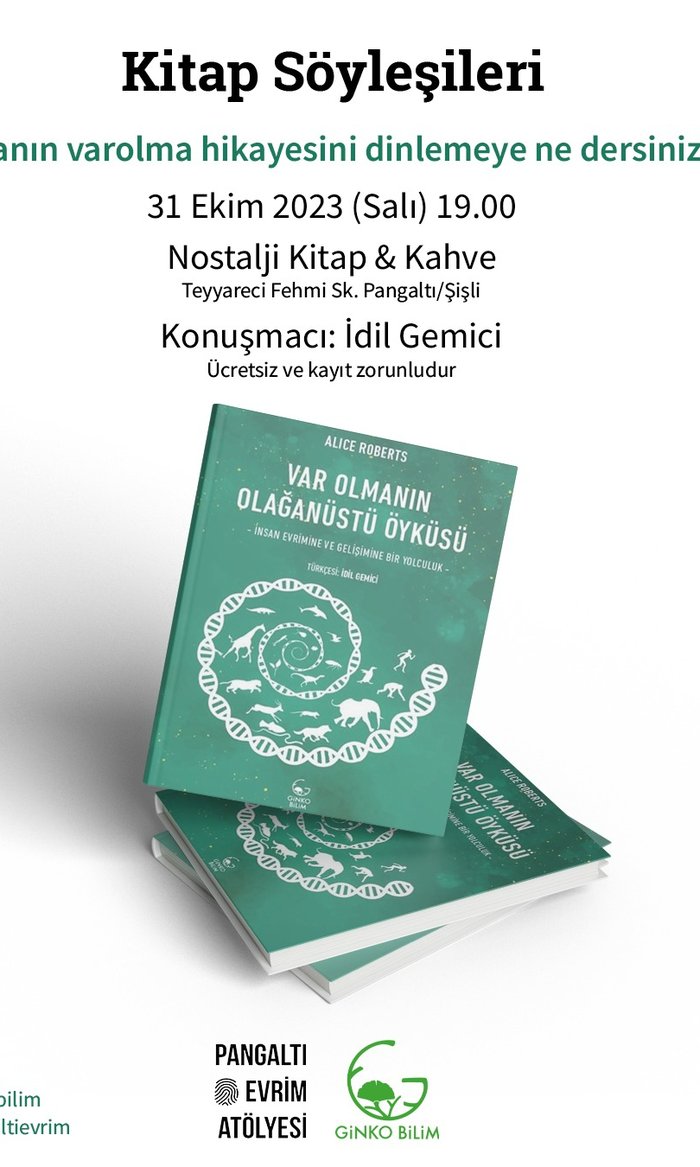 Var Olmanın Olağanüstü Hikayesi - Alice Roberts Kitap Buluşması