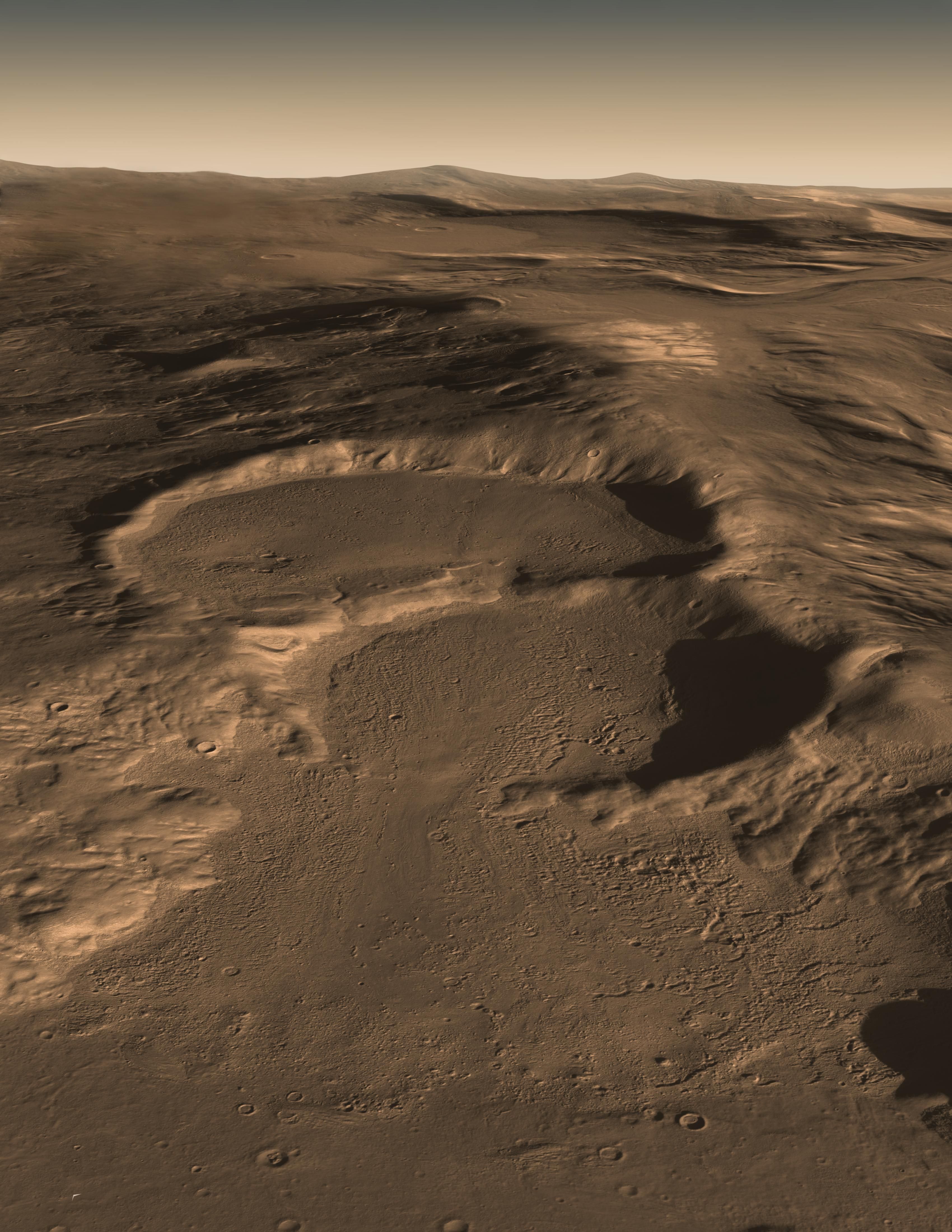 Radar Indicates Buried Glaciers on Mars