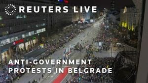 Thousands Protest In Belgrade Demanding Government Resignation