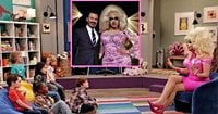 'Jimmy Kimmel Live' Hosts 'Drag Queen Storytime;' Trixie Mattel Reads Eric Trump's Memoir to Children, Throws Book in Wood Chipper