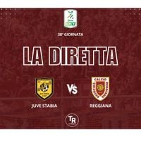 Il LIVE di Juve Stabia-Reggiana 1-2. Finisce al "Menti"! La Regia vince ancora e si salva!