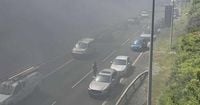 Car fire in a tunnel causes major delays on one of Wales' busiest roads