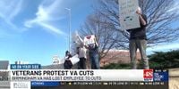 Veterans across the country protest as more VA cuts loom