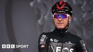 Chris Froome Fractures Collarbone At UAE Tour