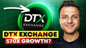 DTX Exchange Surges 800% Amid Solana Price Plunge