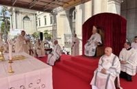 Supplica Madonna di Pompei: mons. Caputo (arcivescovo) a card. Re, “la sua presenza qui è un segno ineffabile del suo amore alla Chiesa” - AgenSIR