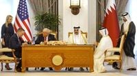 President Trump Signed Order Vowing to Defend Qatar on Same Day as Netanyahu’s Visit  - The Media Line