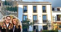 Amanda Holden and Alan Carr's Spanish house renovation appears on Rightmove