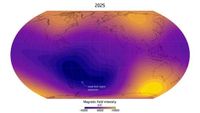 The South Atlantic’s Giant Weak Spot In The Earth’s Magnetic Field Is Growing