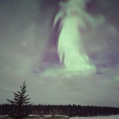  Ghost Aurora over Canada 