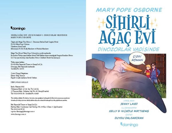 Sihirli Ağaç Evi -Çizgi Roman- 1: Dinozorlar Vadisinde