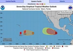 Hurricane Iona Strengthens Rapidly South Of Hawaii