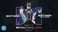 The Bat is Back in Dolby as Tim Burton's Batman and Batman Returns Swoop Back to Theaters Exclusively at Dolby Cinema - The Malaysian Reserve