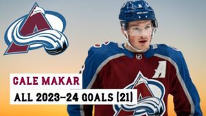 Cale Makar Achieves Third 20-Goal Season