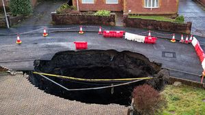 Residents Return Home After Merthyr Tydfil Sinkhole