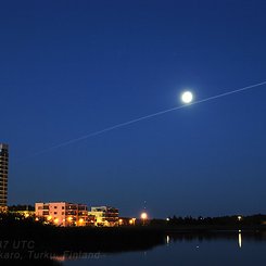 Moons and Bright Mars
